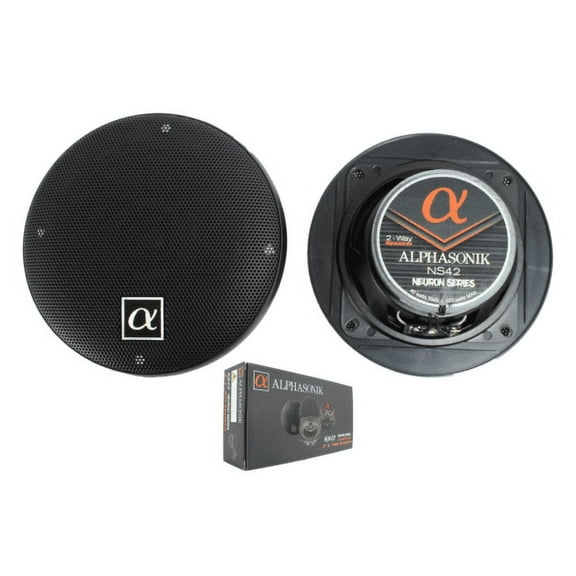 Pair of Alphasonik Neuron Series 4" 240 Watt 3 Ohm 2-Way Full Range Speaker NS42