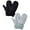 #Black+Gray, variant on BadPiggies Women's Winter Gloves Warm Lining Mittens, Cozy Knit Thick Hand Warmer Glove Mitten for Cold Weather (Gray)