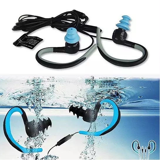 Bluetooth Headphones with Swimmers Earplugs