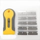 thumbnail image 1 of RV Raspador, limpiador de vitrocerámica/vidrio de primera calidad, raspador para vitrocerámica + 10 cuchillas de metal, limpieza de vidrio/espejo/suelo, 1 of 5