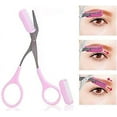 thumbnail image 5 of Tijeras recortadoras de cejas con mini peine, tijeras auxiliares para peine de cejas para hombres y mujeres, 5 of 5
