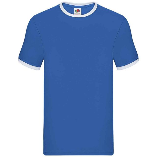 Fruit of the Loom Mens Ringer Contrast T-Shirt