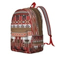 thumbnail image 2 of Tribal Folk Style Laptop Backpack, Waterproof and Spacious Bag for School, Travel, or Daily Commute with Ethnic Pattern, 2 of 5