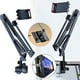 thumbnail image 1 of Fiudx Soporte Flexible para Teléfono, Soporte para Tableta con Cuello de Cisne, Brazo Giratorio de 360°, Diseño de Brazo de Acero Ajustable, Uso En Escritorios, Soporte para Cuello y Hombros, Fácil I, 1 of 6