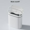 thumbnail image 2 of YiaNXan 14L Automatic Trash Bin with Lid Intelligent Touchless Trash Can Quiet Auto Motion Sensor Rubbish Can IPX5 Waterproof for Bathroom Kitchen Narrow Space, 2 of 9