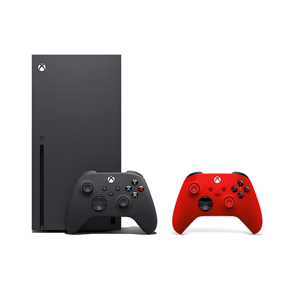 XBOX Series X - Gaming Console 1TB SSD / Includes XBOX Wireless Controller   Extra Xbox Wireless Controller Pulse Red