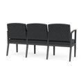 thumbnail image 3 of Amherst Steel Reception 3 Seat Tandem Seating / Charcoal Steel / Dark Gray, 3 of 3