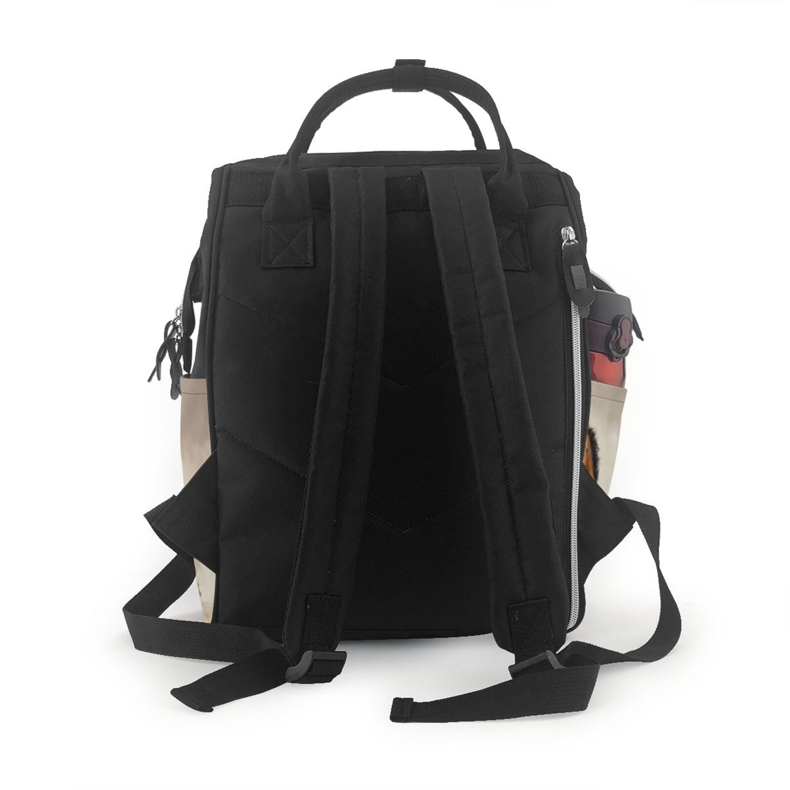 Xecao Horses free run on desert Print Large Capacity Nappy Bag Is a Multi-Functional Waterproof Travel Backpack, Perfect as a Nursing Bag or Mummy Backpack for Women