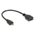 thumbnail image 3 of Micro HDMI-compatible Macho a HDMI-compatible Hembra Adaptador Conector Cable Corto 17cm Ndcxsfigh Nuevos Originales, 3 of 6