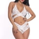 thumbnail image 4 of Conjunto de ropa interior de malla de encaje para mujer, lencería sexy, ropa de dormir, ropa de dormir, blanco, XXL Guardurnaity XX000073-19, 4 of 7