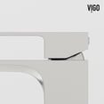 thumbnail image 4 of Vigo Vgt2085 Tarragona Gothic 19" Rectangular Concrete Vessel Bathroom Sink - Nickel, 4 of 7
