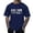 Dark Blue, variant on Big and Tall Shirts for Men Casual Short Sleeve T Shirts Comfortable Round Neck Graphic Printed Tee For Everyday Wear Stretchy Soft Fabric Spring Summer Workout Men Tee Large Shirt Tall Soft S