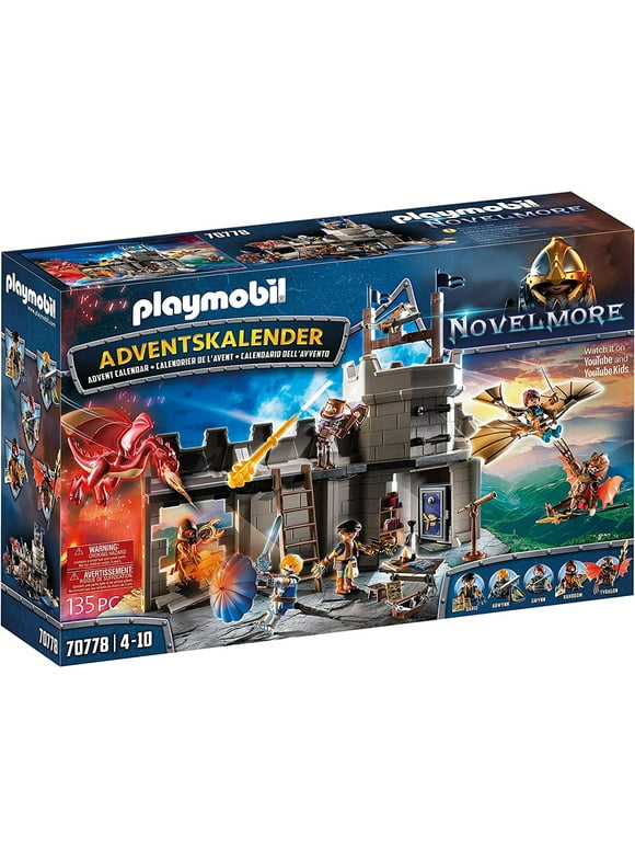 Playmobil Advent Calendar Novelmore - Dario's Workshop 70778 (for Kids 4 to 10)