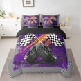 thumbnail image 2 of Castle Fairy Kids Sport Plaid Flag Twin Bedding Sets,Graffiti Splash Bedding Comforter Set, 2 of 8