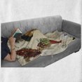 thumbnail image 6 of World Map Soft Flannel Fleece Throw Blanket, Different Spices Design Food Bohemian Style Artwork Atlas Style, Cozy Plush for Indoor and Outdoor Use, 50" x 70", Multicolor, by Ambesonne, 6 of 6