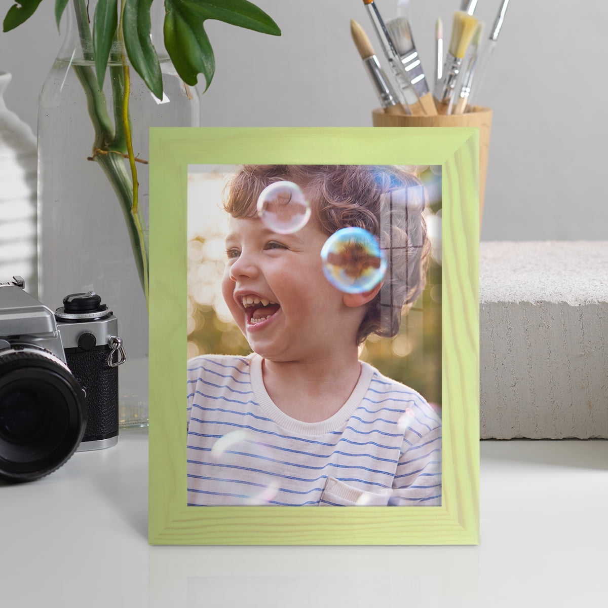 6x8 Wood Grain Picture Frame - Mint
