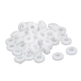 thumbnail image 1 of Firewall Wiring Electrical Wire Gasket Rubber Grommets White 8mm Inner Dia 50pcs, 1 of 1