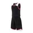 thumbnail image 5 of Unisex Youth Kids Boys Basketball Outfit Lightweight Basketball Tank Top and Track Shorts Sets Boy Summer Clothes, 5 of 5