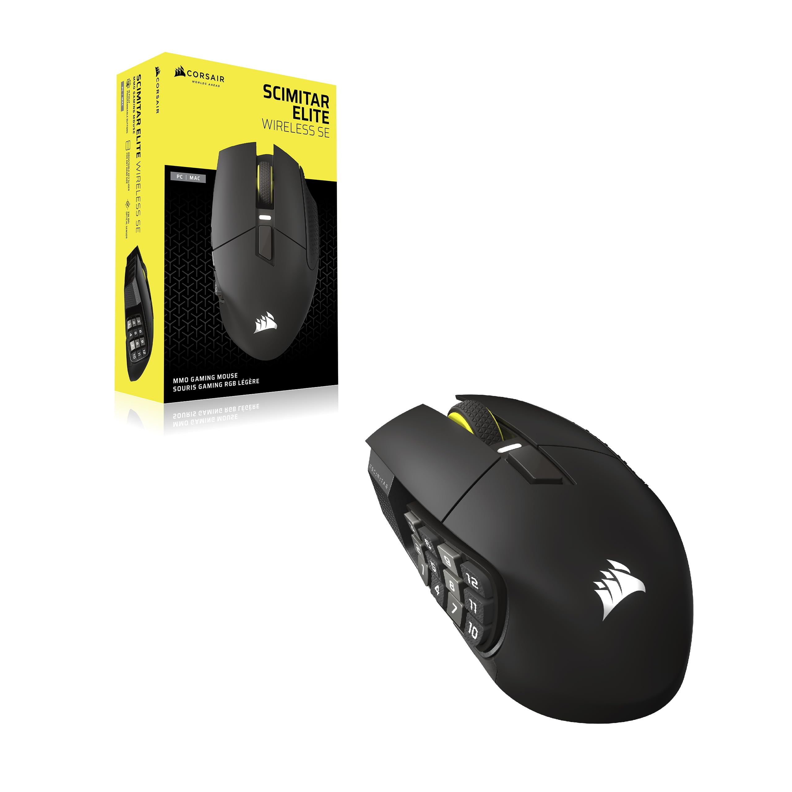 Gaming Mouse Corsair Scimitar Elite Wireless SE 33,000 DPI