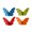 Butterfly, variant on HomeLife 2Pcs Insulated Gloves Butterfly Shape Magnetic Pot Holder Covers Heat Resistant Silicone Hand Clip for Kitchen