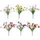 thumbnail image 3 of Nvzi 15 piezas de flores artificiales de aliento de bebé, ramo de flores artificiales de gypsophila de tacto real para arreglos florales de boda, decoración del hogar para fiestas (morado), 3 of 5