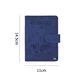 thumbnail image 3 of Porta Pasaporte Funda Protectora Espacio Para Visa Rfid Viaje Azul oscuro, 3 of 3