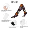 thumbnail image 5 of Lsque Halloween With Skull Pattern Sport Compression Socks for Men & Women 15-20 mmHg Knee High Nurse Pregnant Running Medical and Travel Athletic, 5 of 6