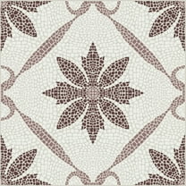 FloorPops Jamila Burgundy Peel and Stick Floor Tiles