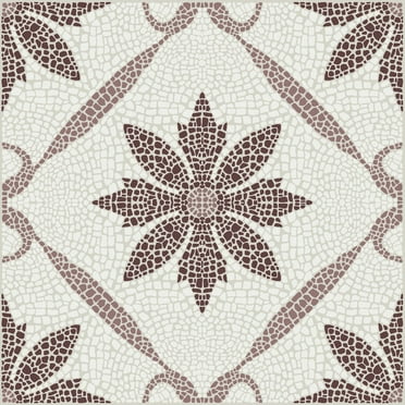 FloorPops Jamila Burgundy Peel and Stick Floor Tiles