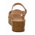 thumbnail image 3 of London Rag Sephone Woven Square Toe Womens Wedges, 3 of 9