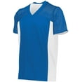 thumbnail image 2 of ASI 265.280.S Maillot de Football Réversible pour Jeunes, Royal & Blanc - Petit, 2 of 6
