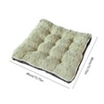 thumbnail image 3 of Deeceymbur Polyester Square Seat Cushion Pad 5 Color Varieties for Home Floor Pillow Ottoman Living Room Bedroom Comfort Support, 3 of 7