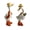 Green, variant on KGJQ Garden Porch Goose Statues, Funny Duck Farm Fence Decor, Resin Porch Goose Decor, Outdoor Animal Sculptures & Statues, Perfect for Home Garden Stairs, Farm, Patio, Backyard