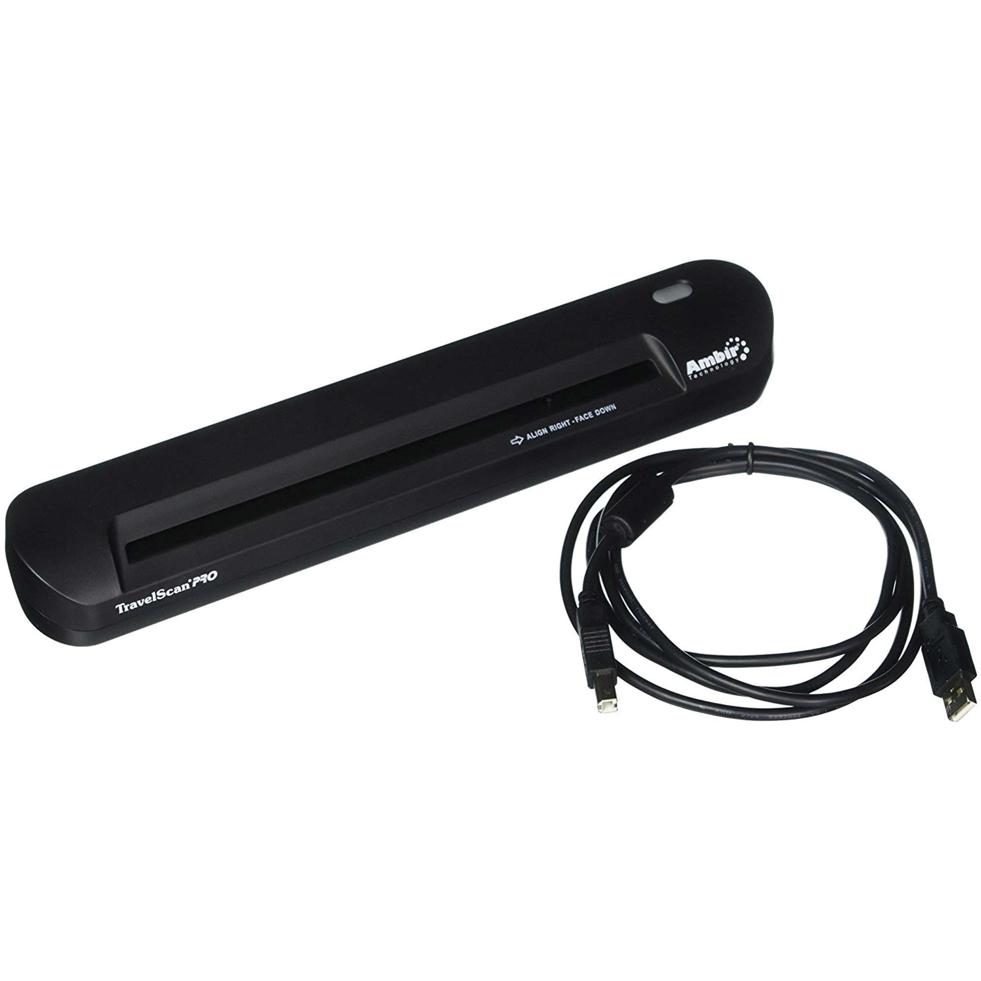 Ambir PS600-PRO TravelScan Pro Simplex Document & ID Scanner w