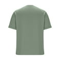 thumbnail image 7 of Mens Plus Size Casual T Shirt V Neck Short Sleeve Solid Color Basic Tee for Big & Tall Summer Comfy Everyday Tops Size S-2XL, 7 of 7