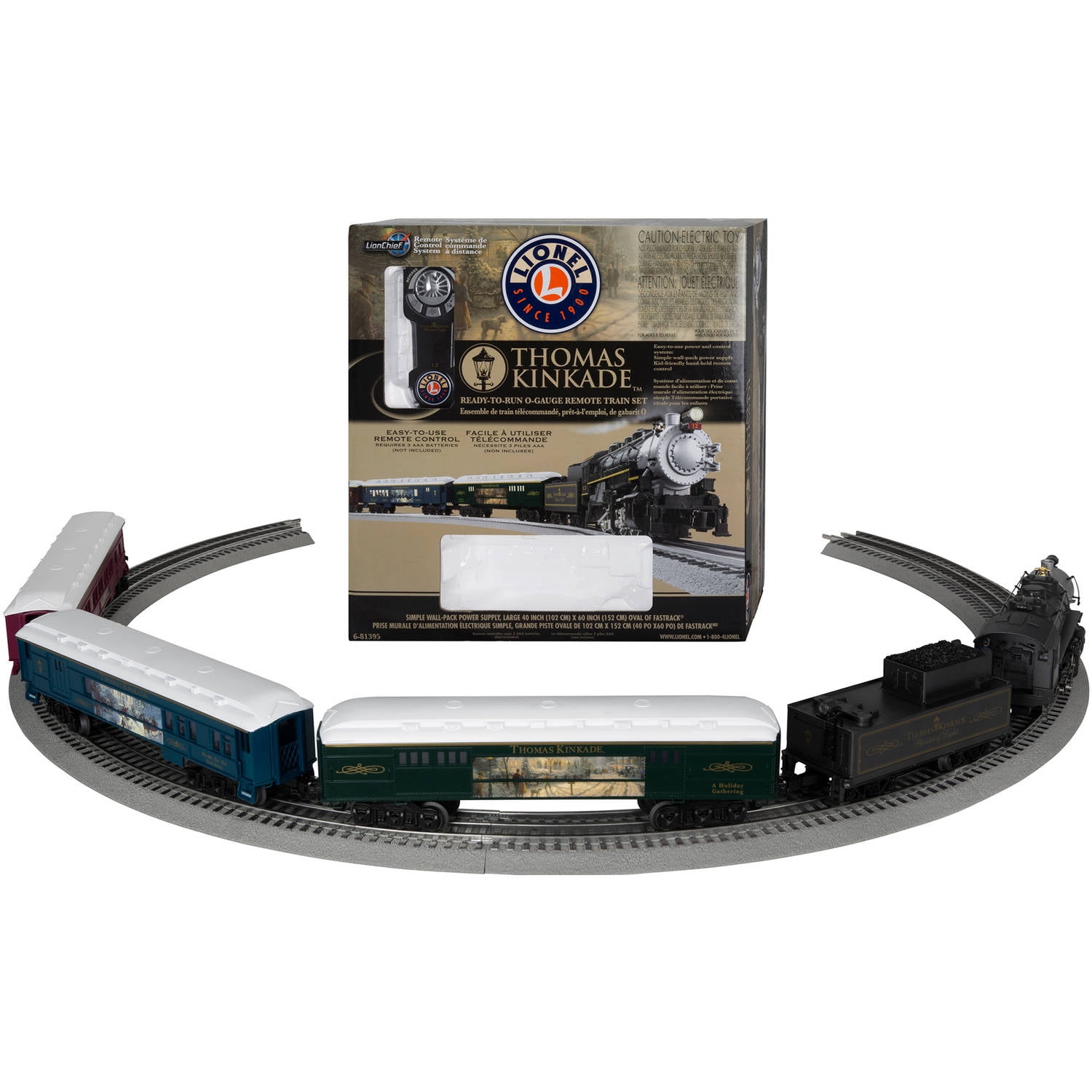 thomas kinkade lionel train