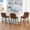 Yellowish Brown, variant on Carolayne 24”H Bar Stools Set of 3, Double-Layer Upholstered, for Home Kitchen, Whiskey Brown