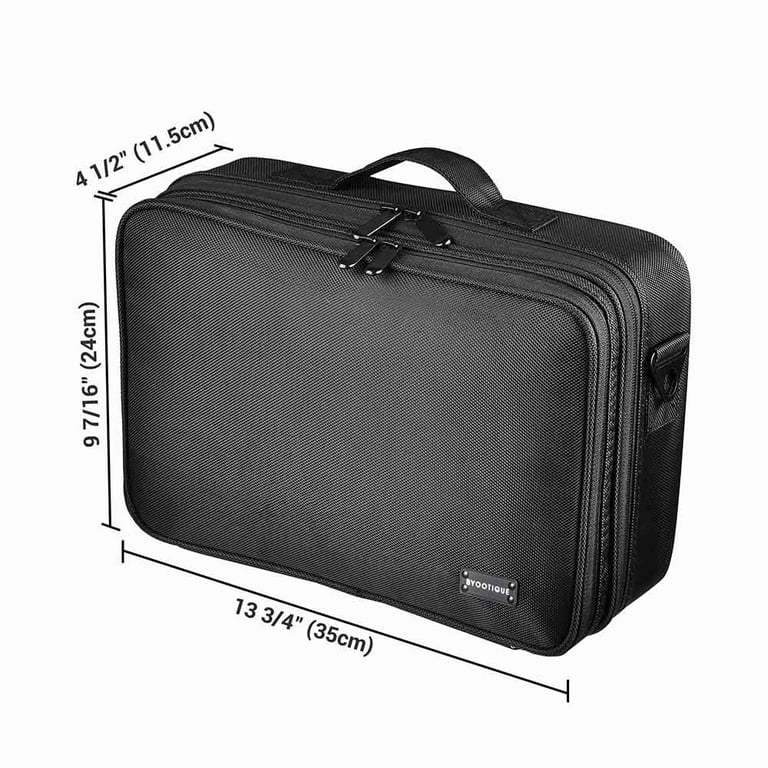 Byootique Makeup Vanity Case with Drawer Lockable Black – yescomusa
