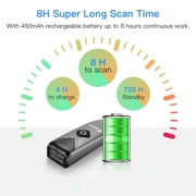 Eyoyo 1D 2D QR Code Barcode Scanner, Portable Mini Reader with 2.4G Wireless/Bluetooth/USB Wired ,Compatible with iPad, Phone, Android, Tablet PC