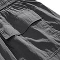 thumbnail image 4 of Mens Cargo Pants Spring/Summer Pants for Men Summer Pocket Drawstring Casual Pocket Pants, 4 of 6