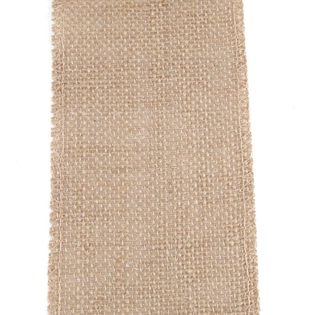 nastro Regali Natale Rollo de arpillera del Yute Tela Decorativa DIY Decoración para Hacer Adornos de la Fiesta de Navidad Hogar (5M) Ecomeon no