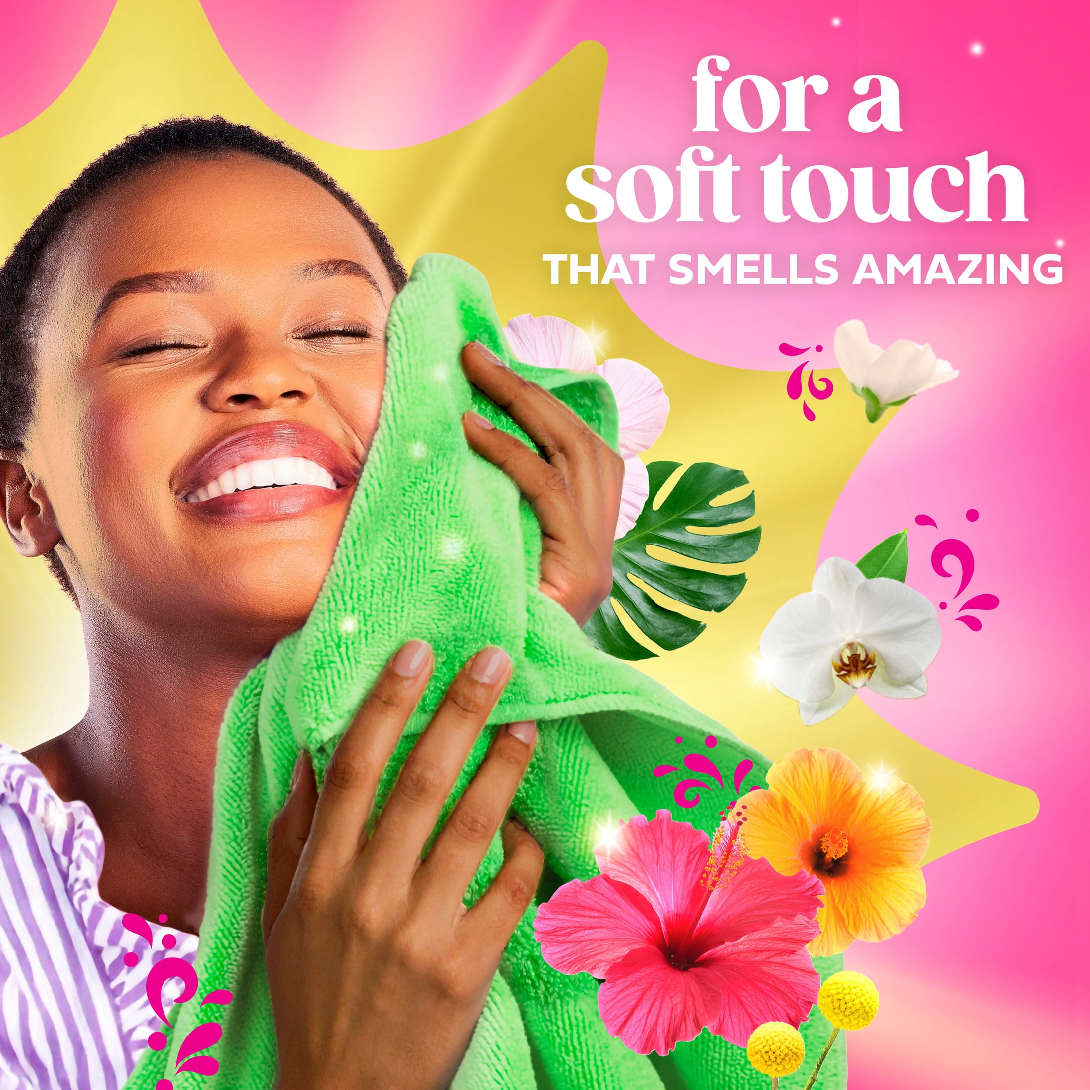 Gain Liquid Laundry Fabric Softener, Happy Hibiscus Scent, 140 fl oz