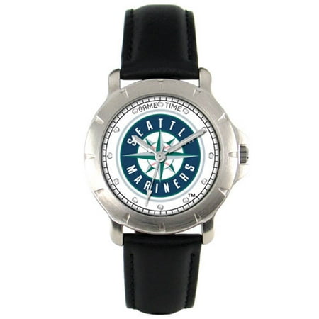 Seattle Mariners Leather Band Players Watch