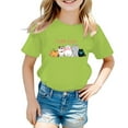thumbnail image 1 of MEZZALL T-Shirts Graphiques Mignons pour Filles, Col Rond, Manches Courtes, Été, Décontracté, Classique, Bébé, Tout-Petit, Usage Quotidien, 1 of 5