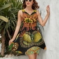 thumbnail image 3 of Ascidia - Ernst Haeckel Women's Tank Dress V Neck Sleeveless Summer Sundress, 3 of 7