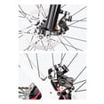 thumbnail image 4 of koolsoo Frein à Disque de Vélo en Aluminium Rouille Pièce de Cyclisme Pièces de Réparation pour Cyclisme Stable Arrière F180 R160, 4 of 9
