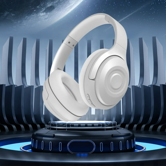 xjwjuw Over-Ear Bluetooth Headphones 5.3, 15H Music Playtime, Wireless & Wired Modes, Foldable Design, Subwoofer Sound, Compatible with Mobile/PC, Ideal for Gaming, Music, Daily Use