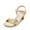 GOLD, variant on Girls Sandals Ankle Strap Square Toe Low Heel Crystal Shell Wedding Party Flower Dress Shoes for Little Kids/Big Kids
