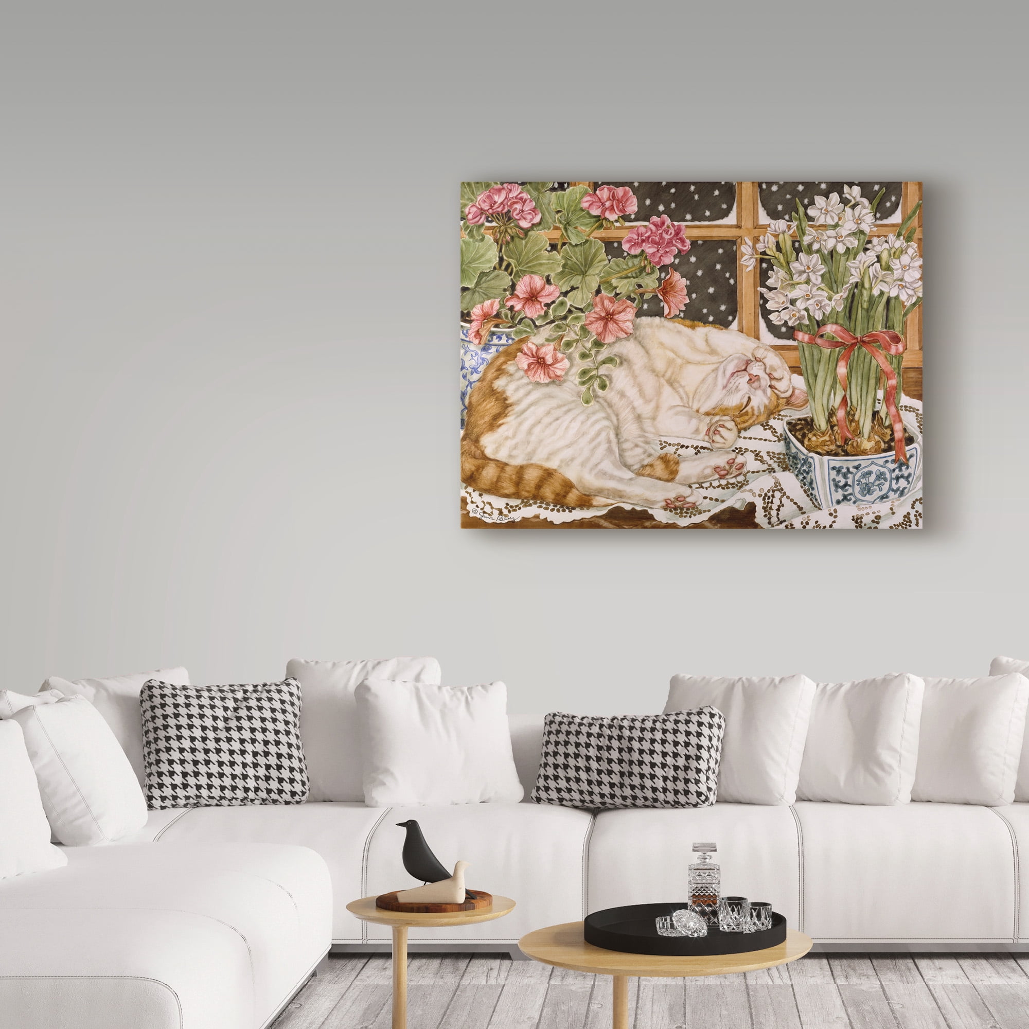 Trademark Fine Art 'Long Winters Nap' Canvas Art by Jan Benz