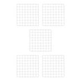 thumbnail image 2 of Transemion Portable Pet Playpen Panel Cage Fence Metal Guinea pig Wire plain white Grid 5Set, 2 of 6
